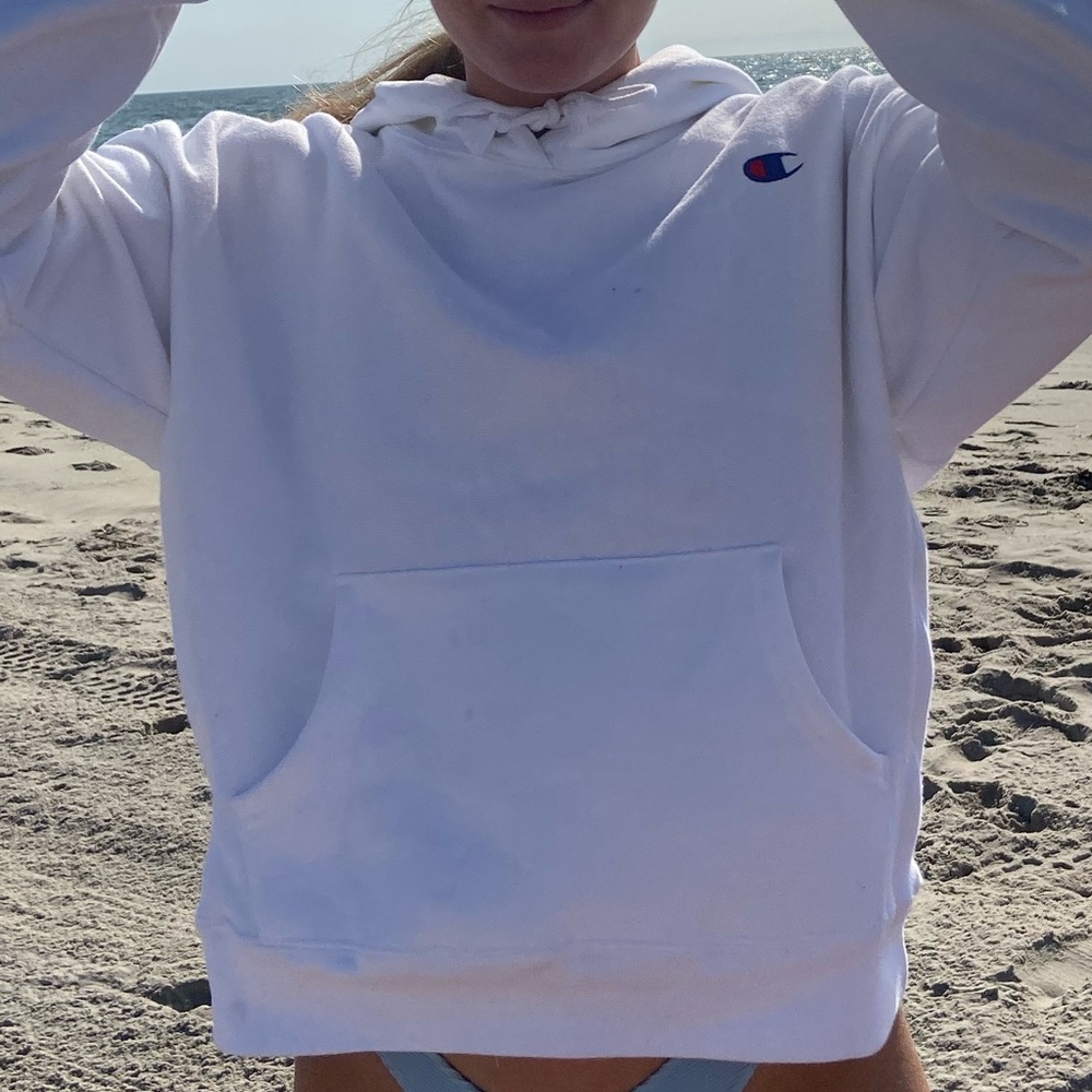 Whit champion hoodie